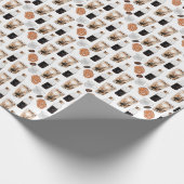 Fika - Kaltbrauenpapier für Kardamom-Buben Geschenkpapier (Ecke)