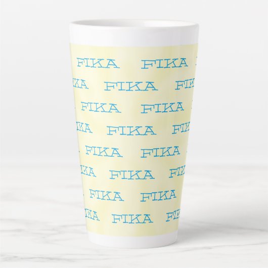 Fika Latte Tasse (Vorderseite)