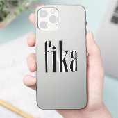 Fika Rectangle Vinyl Sticker (Telefon)