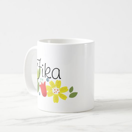Fika Time Coffee Tasse (Vorderseite Links)