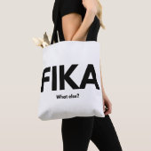 Fika was sonst noch. Süßkaffee Zitate T - Shirt To Tasche (Von Nahem)