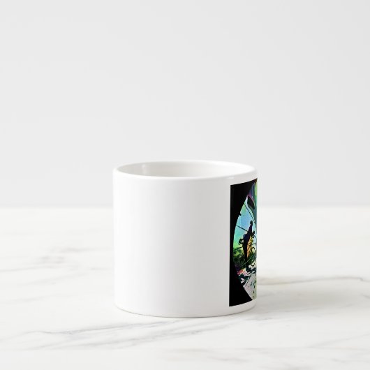 Fikeshot durch das Rad Espressotasse (Vorderseite)