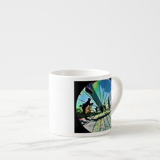 Fikeshot durch das Rad Espressotasse (Vorderseite Rechts)
