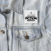 Fiktion Addiction Bookworm Lesen Sprichwort Buch Button (Beispiel)