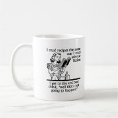 Fiktion Kochen Funny Mug Kaffeetasse (Links)