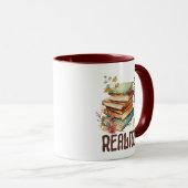 Fiktion Lover Tasse - Funny Book Quote Tasse Kaffe (VorderseiteRechts)