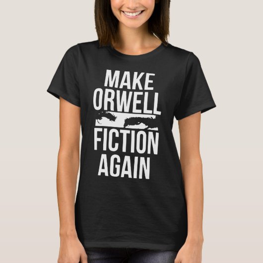 Fiktion von Orwell wieder Hipster T - Shirt (Vorderseite)