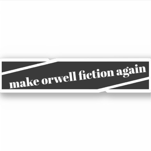 Fiktion wieder herstellen Autoaufkleber Aufkleber (Vorderseite)