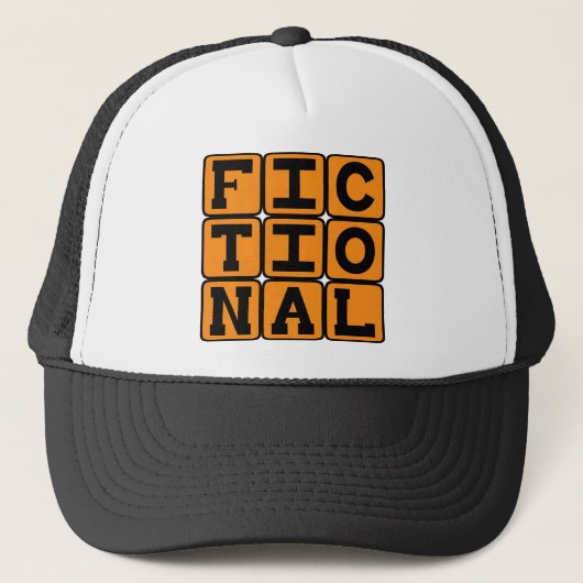 Fiktional, imaginär truckerkappe (Vorderseite)