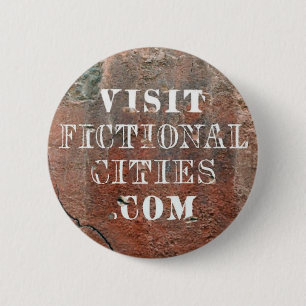 Fiktives Stadtwand-Abzeichen Button