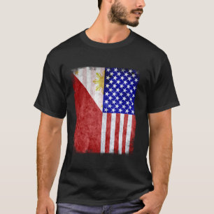 Fil Am Filipino Amerikanische Philippinen USA Amer T-Shirt