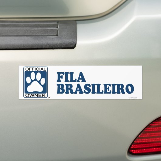 Fila Brasileiro Blau Autoaufkleber (Auf Auto)