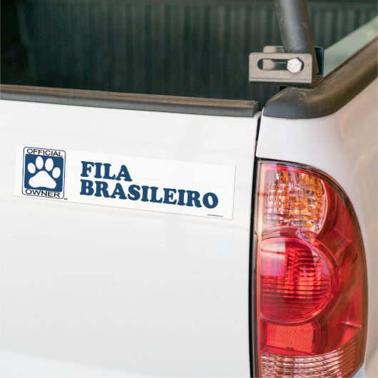 Fila Brasileiro Blau Autoaufkleber (Auf Lkw)