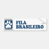 Fila Brasileiro Blau Autoaufkleber (Vorne)