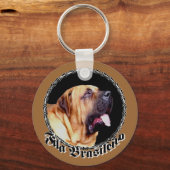 Fila Brasileiro Dog Schlüsselanhänger (Vorderseite)