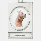 Fila Brasileiro Mama 2 Banner-Ornament Silber (Links)