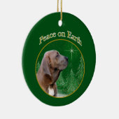 Fila Brasileiro Peace Schlüsselanhänger Keramik Ornament (Rechts)