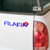 FILAKIA! GRIECHE FÜR 'KÜSSE AUTOAUFKLEBER (Auf Lkw)