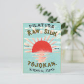 Filature Row Silk Postkarte (Stehend Vorderseite)