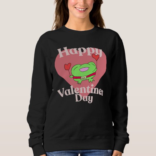 Filbert sagt Frohen Valentinstag Sweatshirt (Vorderseite)