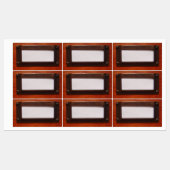 File Cabinet Label Etiketten (Blatt)