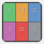 File Cabinets benutzerdefinierte Aufkleber (Vorderseite)