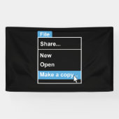 File Make a Copy Computer Science Banner (Horizontal)