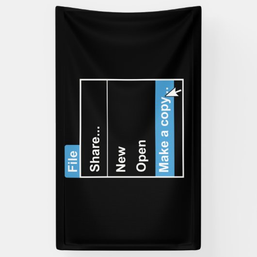 File Make a Copy Computer Science Banner (Vertikal)