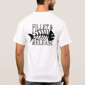Filet and Release Funny Fishing T-Shirt (Rückseite)