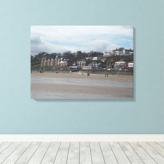 Filey Seafront Leinwanddruck (Insitu (Holzboden))