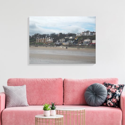 Filey Seafront Leinwanddruck (Insitu (Wohnzimmer))