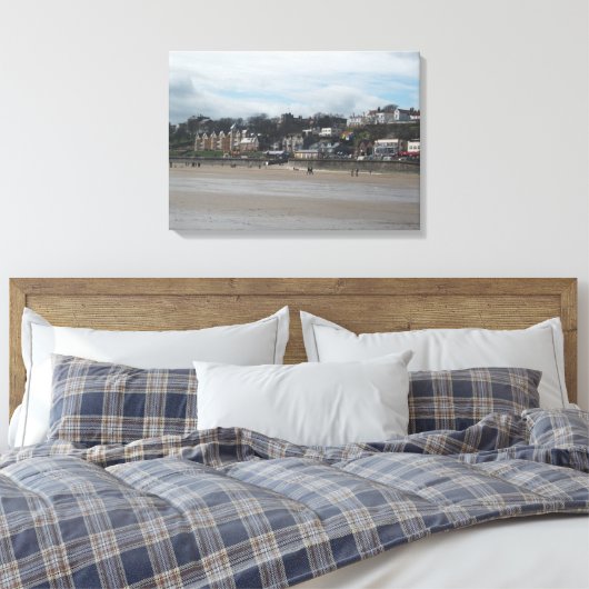 Filey Seafront Leinwanddruck (Insitu (Schlafzimmer))