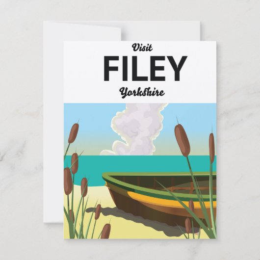 Filey, Yorkshire Seaside Poster (Rückseite)