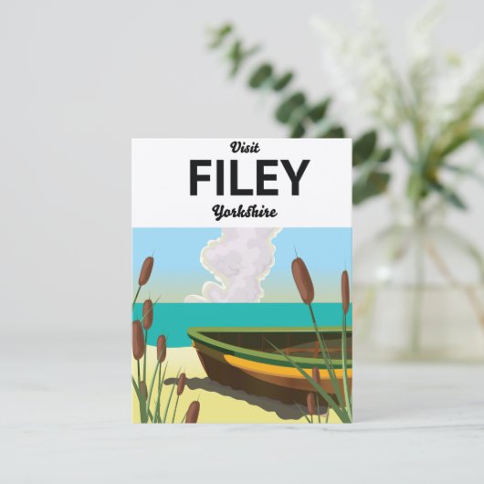 Filey, Yorkshire Seaside Poster (Stehend Vorderseite)