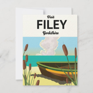 Filey, Yorkshire Seaside Poster
