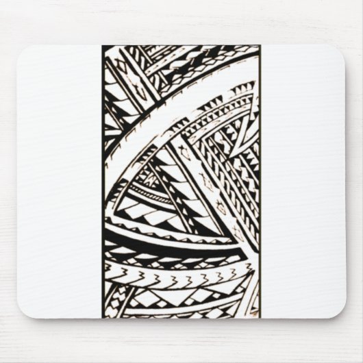 Fili Samoan Tribal Art von Sku Mousepad (Vorne)