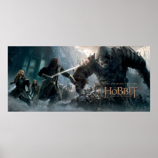 Fili, THORIN OAKENSHIELD™, & Kili Fight Giant Poster (Vorne)