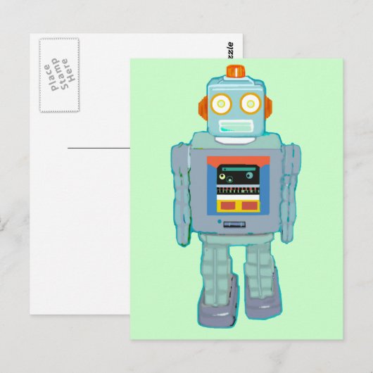 Filia der Roboter Postkarte (Vorne/Hinten)