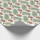 Filiale Fichtenholz Geschenkpapier (Ecke)