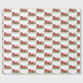 Filiale "Ribbons Bow" und Zweigstelle "Pine Needle Geschenkpapier (Flach)