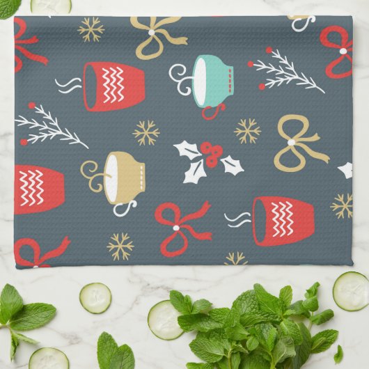 Filiale und Cups Handtuch (Gefaltet)