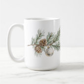 Filiale und Ornament der Heiligen Pine Cones Kaffeetasse (Links)