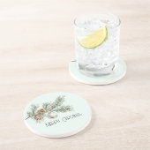 Filiale und Ornament der Pinienwälder Getränkeuntersetzer (Seite)