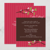 Filiale Weihnachten-Berry-Party Einladung (Vorne/Hinten)