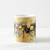 Filialen von Christmas Garland Pine Cone Kaffeetasse (Mittel)