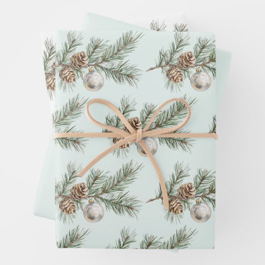 Filialverzierung der Filiale "Pine Cones" Geschenkpapier Set (Beispiel)