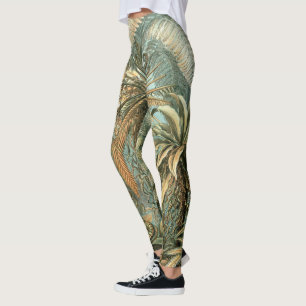 Filicinae von Ernst Haeckel, alte Farnpflanzen Leggings