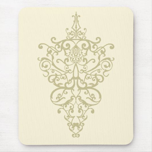 filigrane gelb mousepad (Vorne)