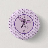 Filigrane Libelle Button (Vorderseite)