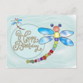 Filigrane Libelle Postkarte (Vorderseite)